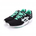 Asics Gel Saga Black White Green Asics Gel Saga Black White Green
