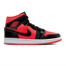 Nike Air Jordan 1 Mid Black Red Noir Rouge